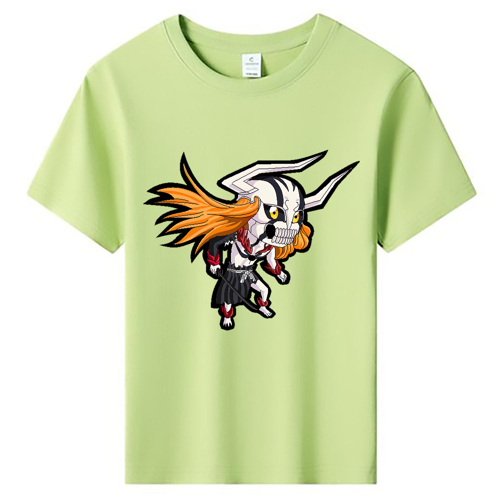 （画像用） ブリーチ 黒崎一護（くろさき いちご）BLEACH Kurosaki Ichigo 綿100％キッズTシャツ（フロントプリント）